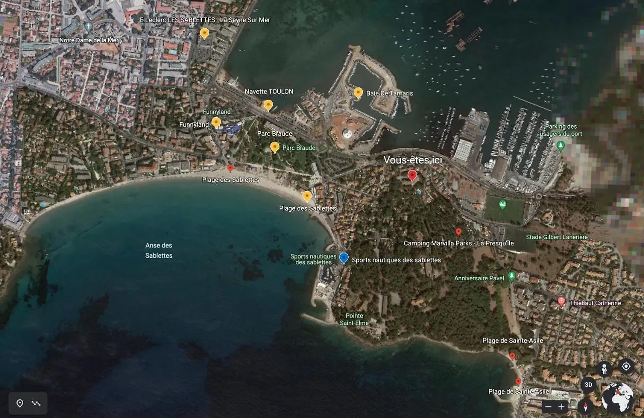 T1 Avec Piscine A 300M Des Plages Pour 4 Personnes - Residence Saint Elme La Seyne-sur-Mer